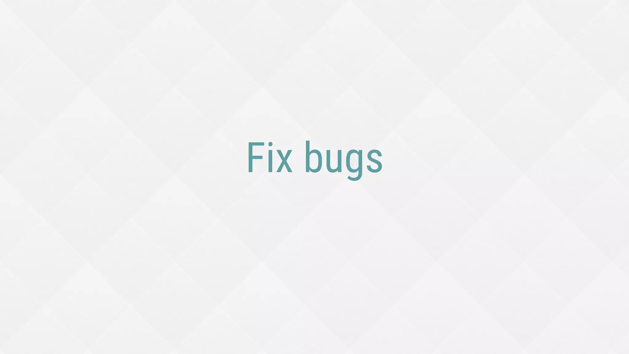 Fix bugs
 