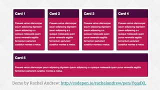 Demo by Rachel Andrew: http://codepen.io/rachelandrew/pen/YqqdXL
 