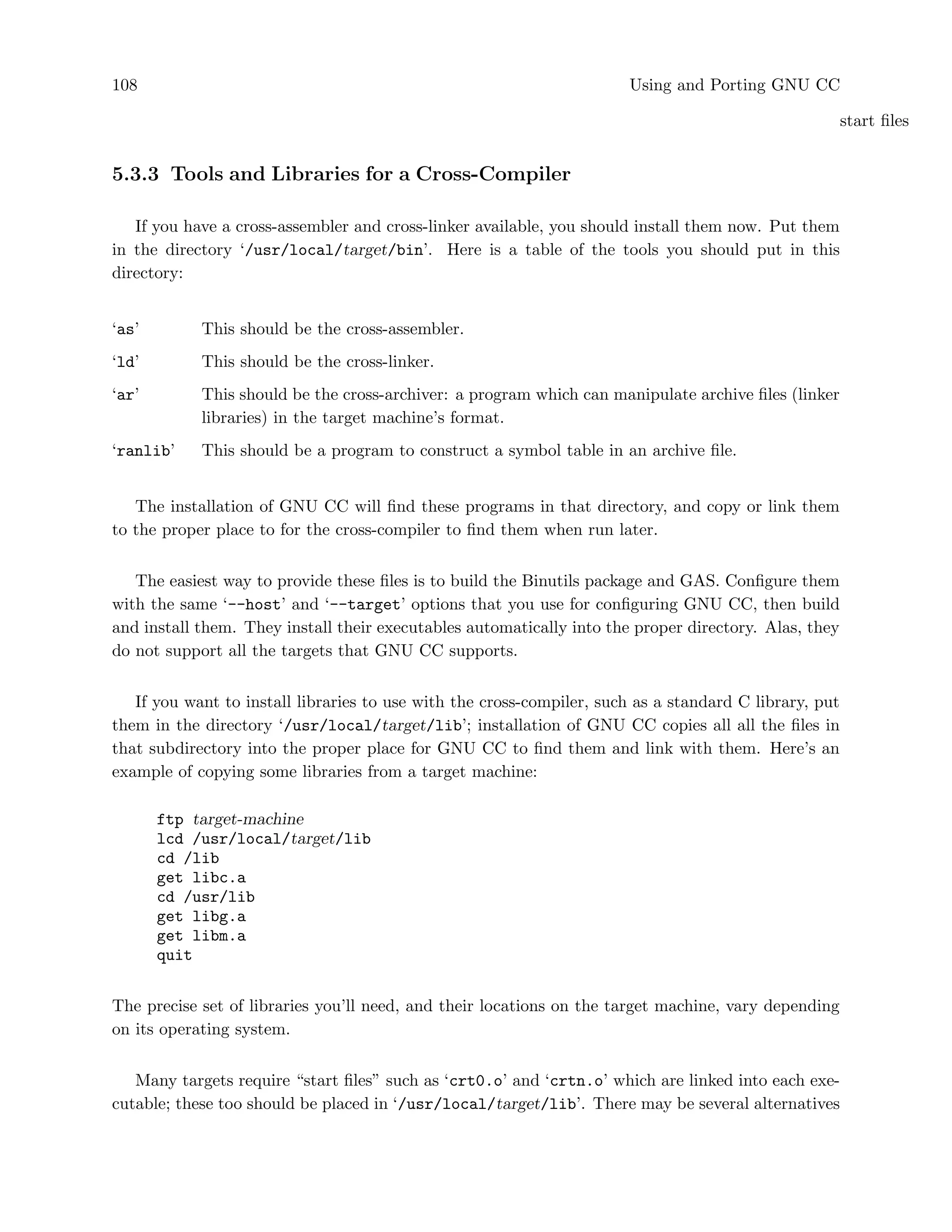 Using Gcc
