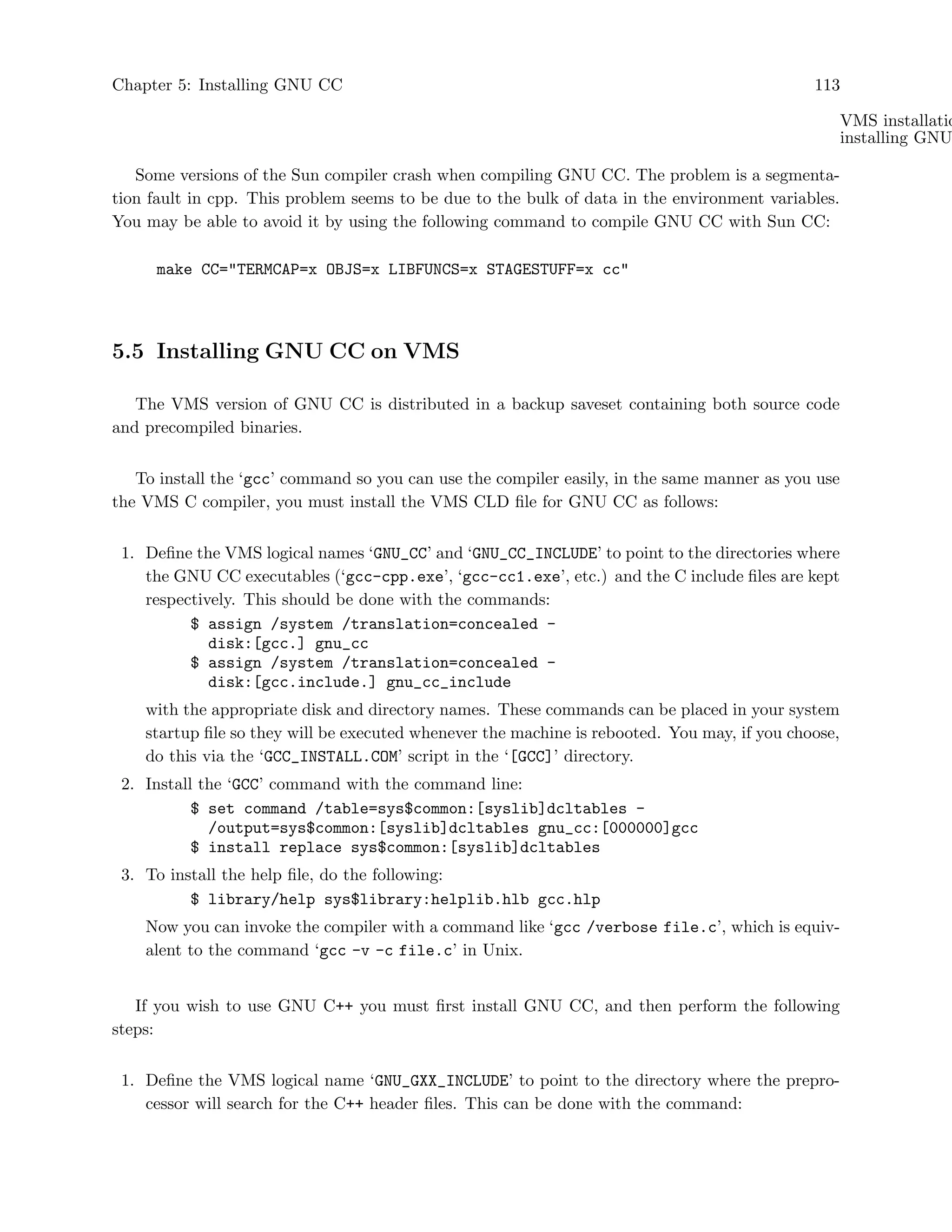 Using Gcc
