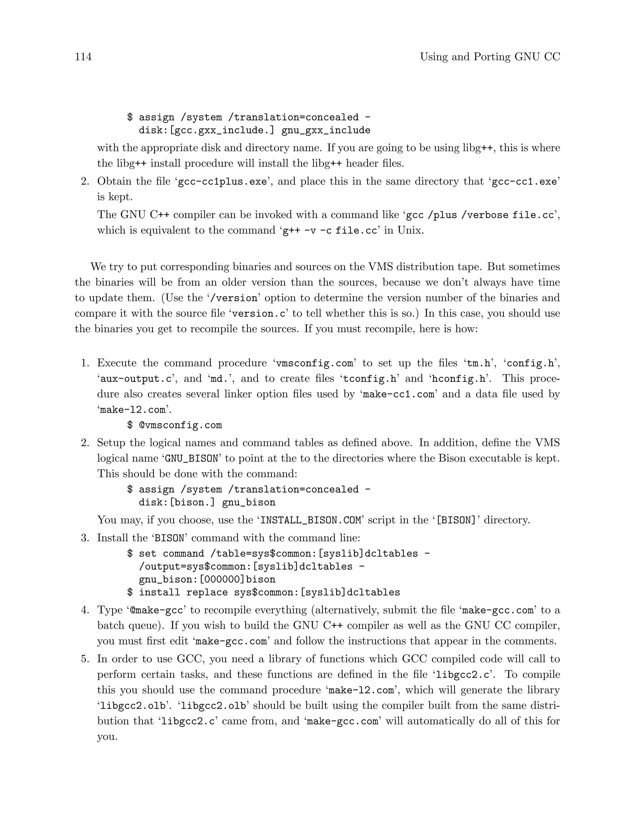 Using Gcc