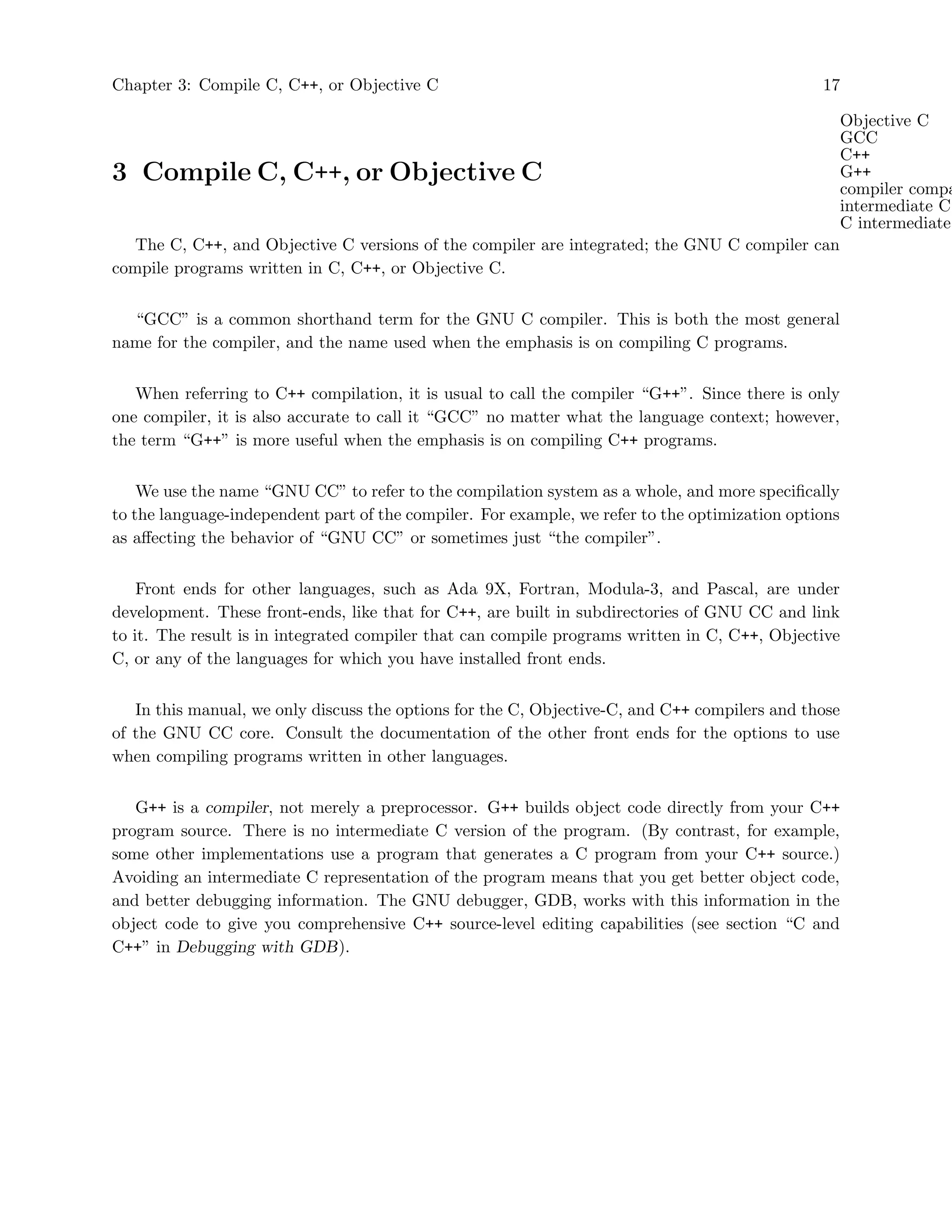 Using Gcc