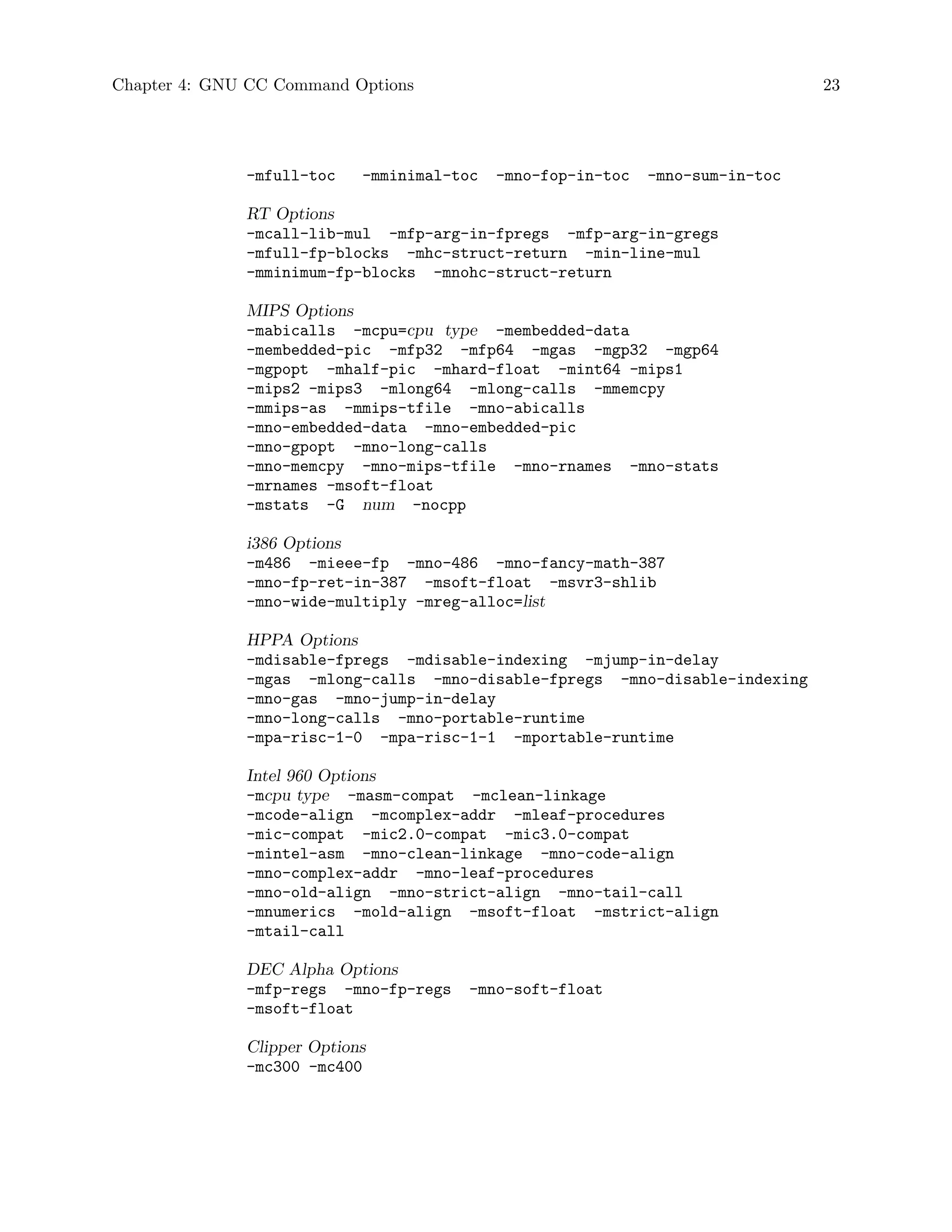 Using Gcc
