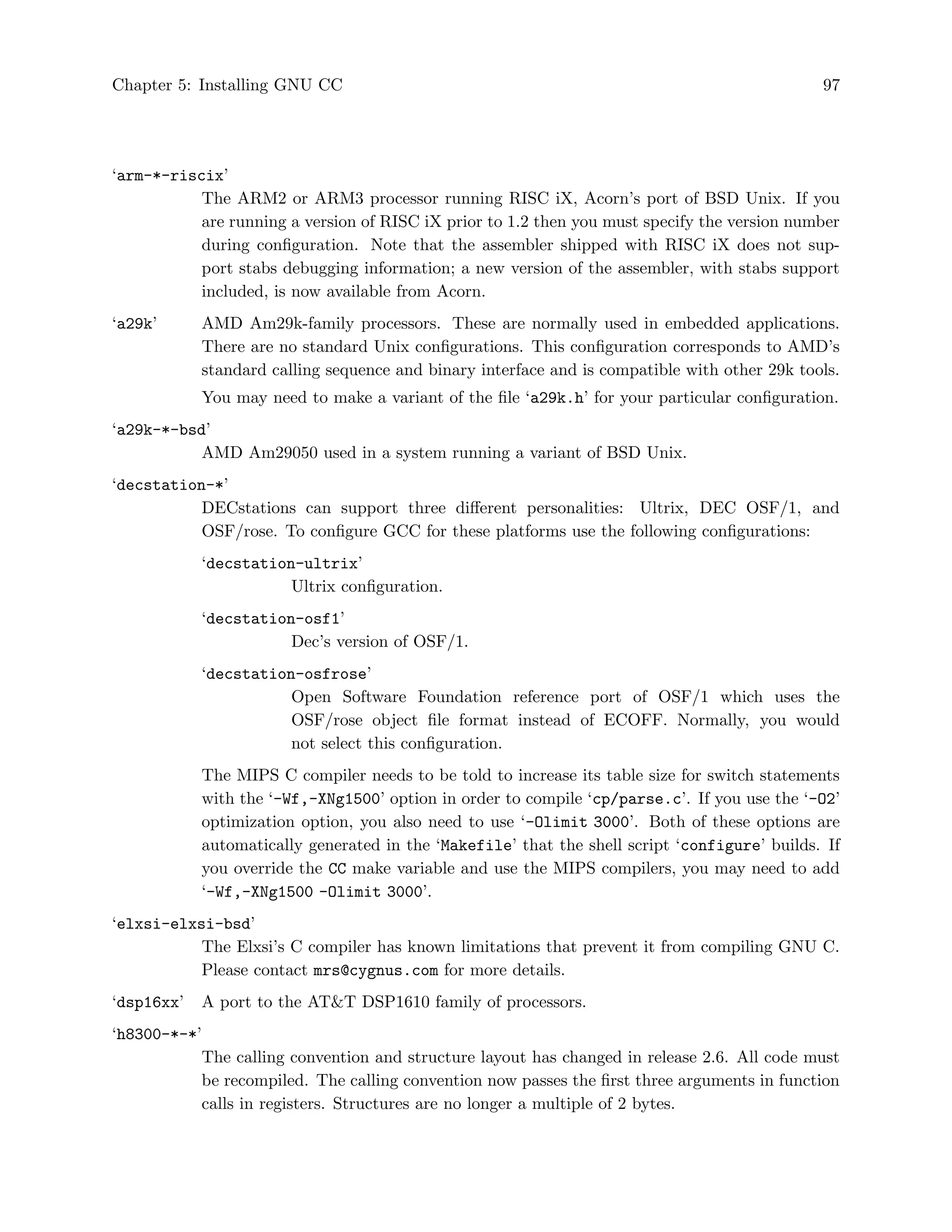 Using Gcc