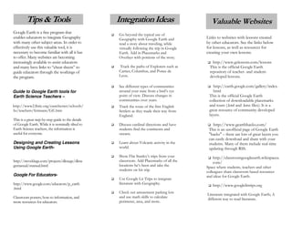 Using Google Earth with Elementary Students