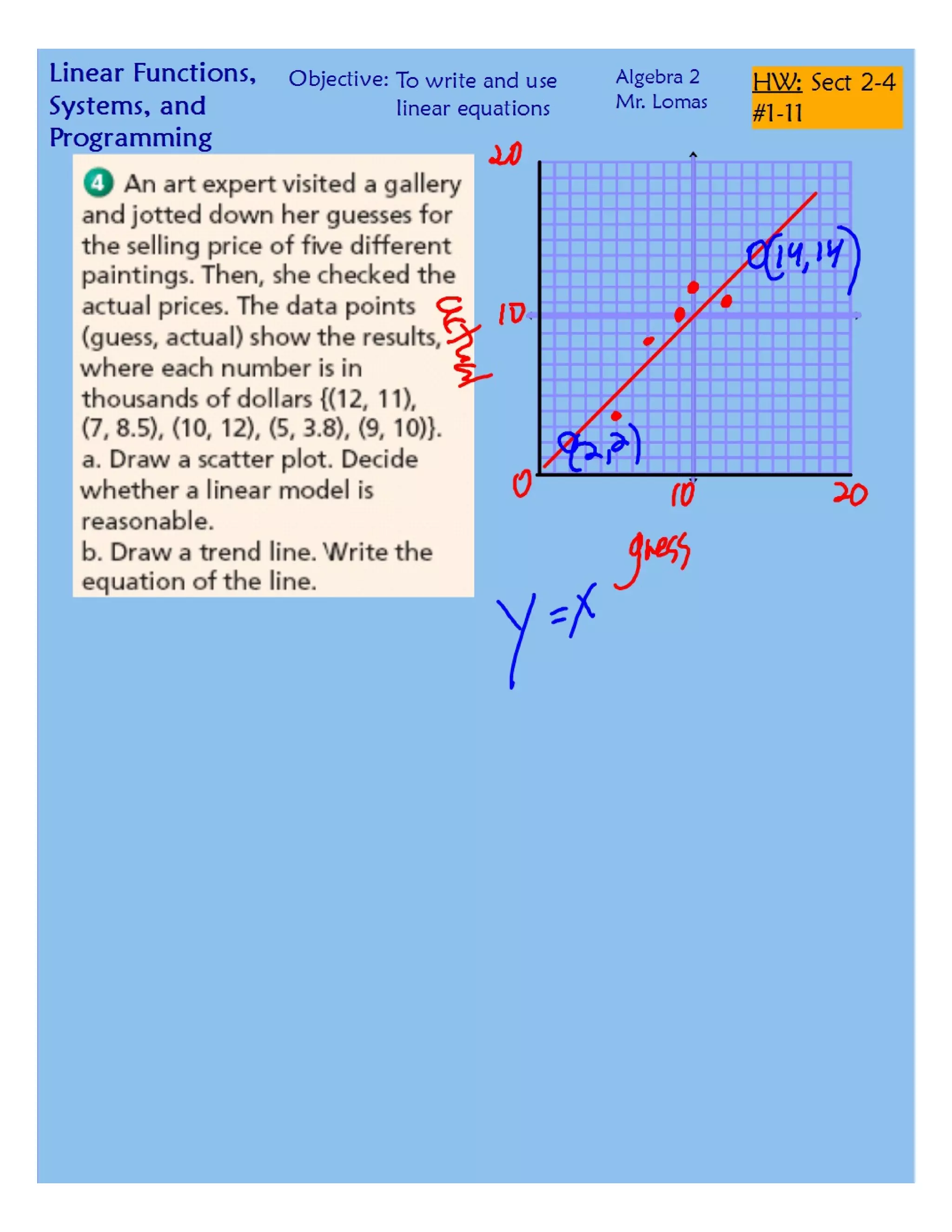 Using Linear Equations.pdf | Physics | Science