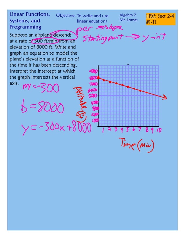 Using Linear Equations.pdf | Physics | Science