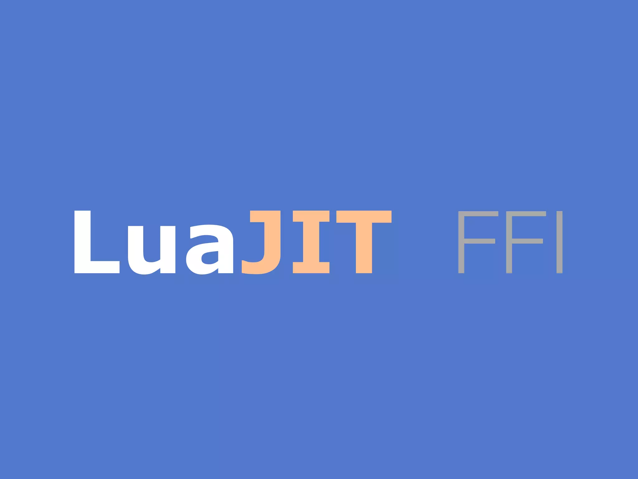 LuaJIT FFI 