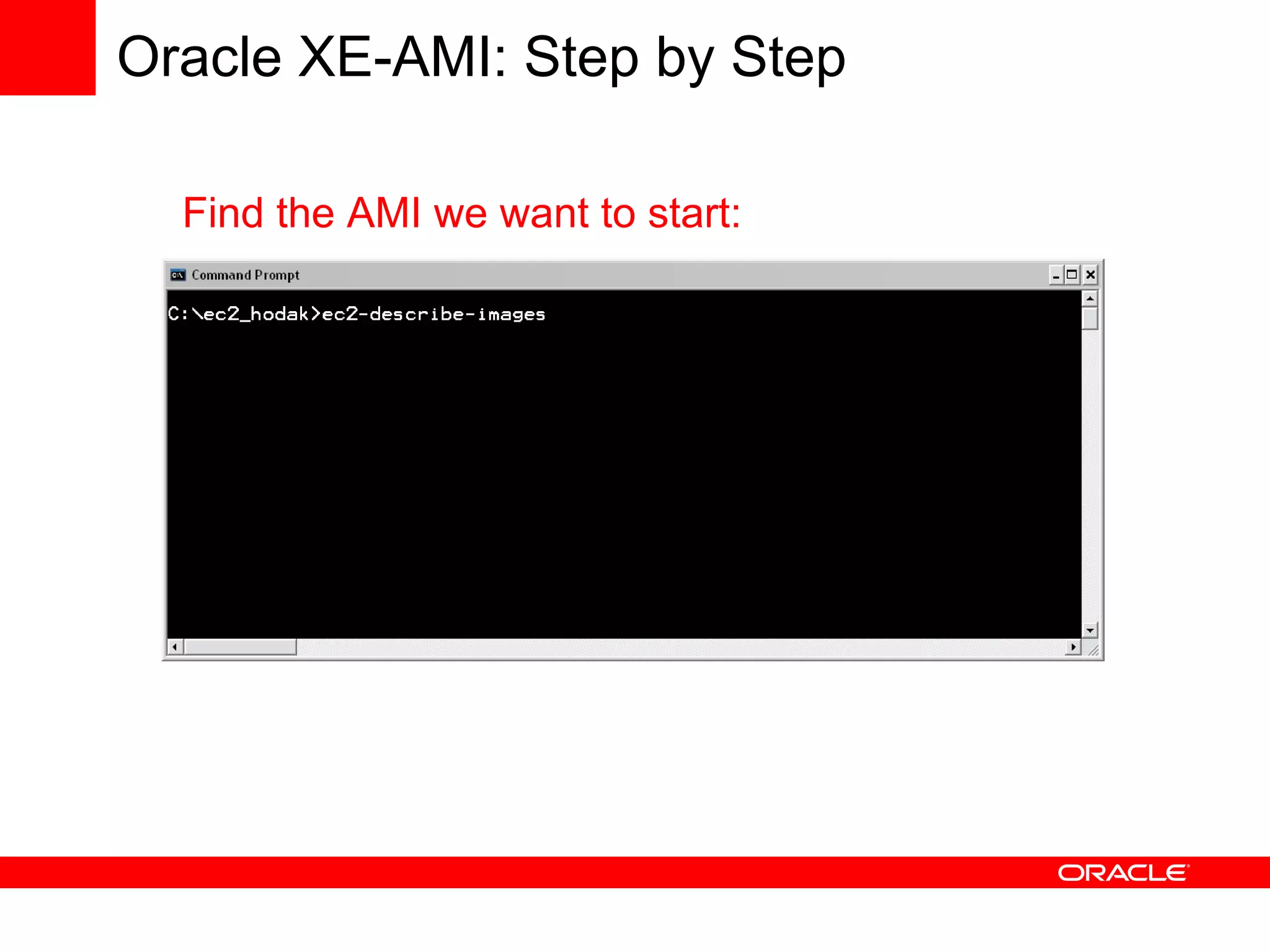 Using Oracle Database with Amazon Web Services
