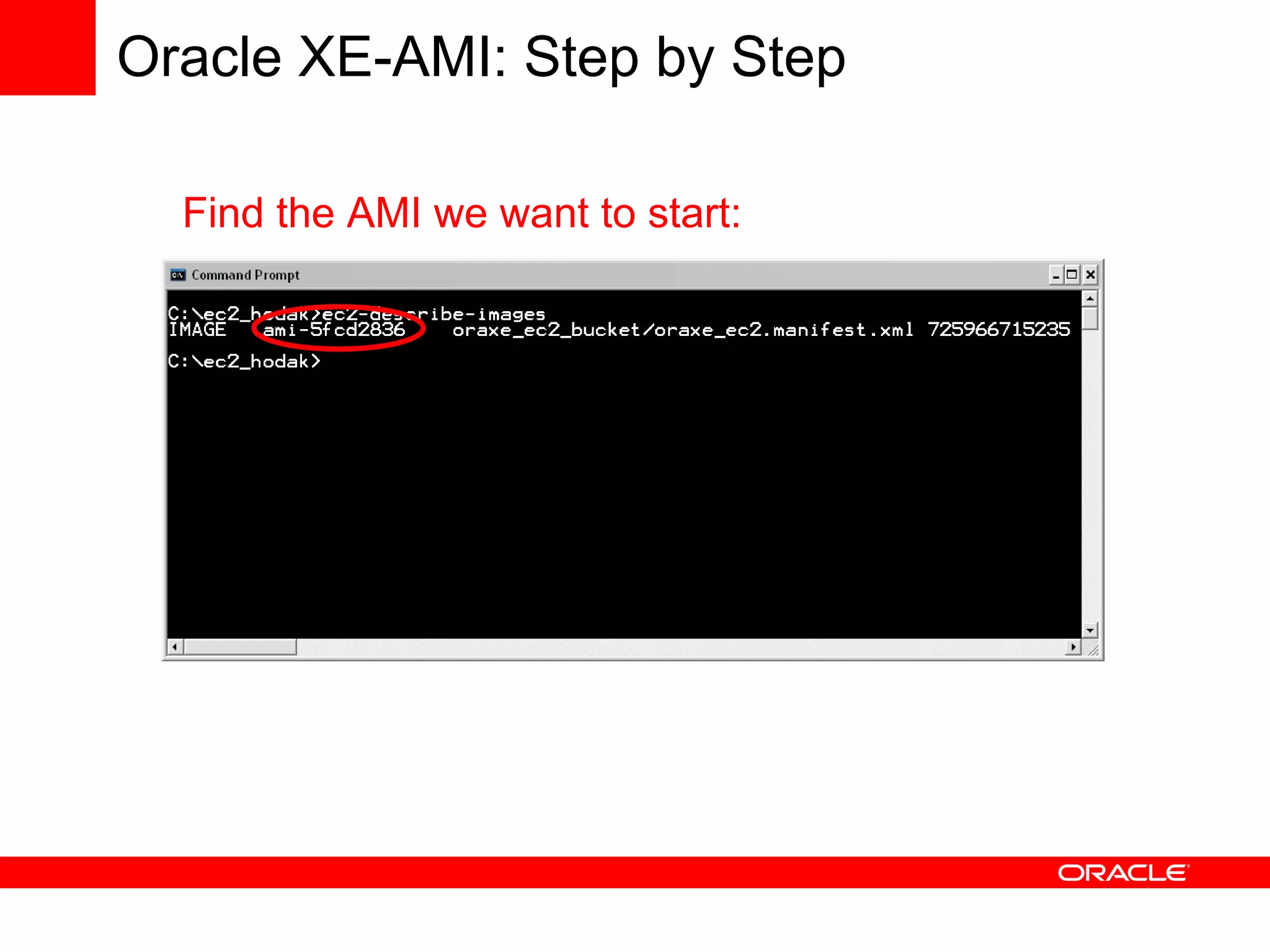 Using Oracle Database with Amazon Web Services