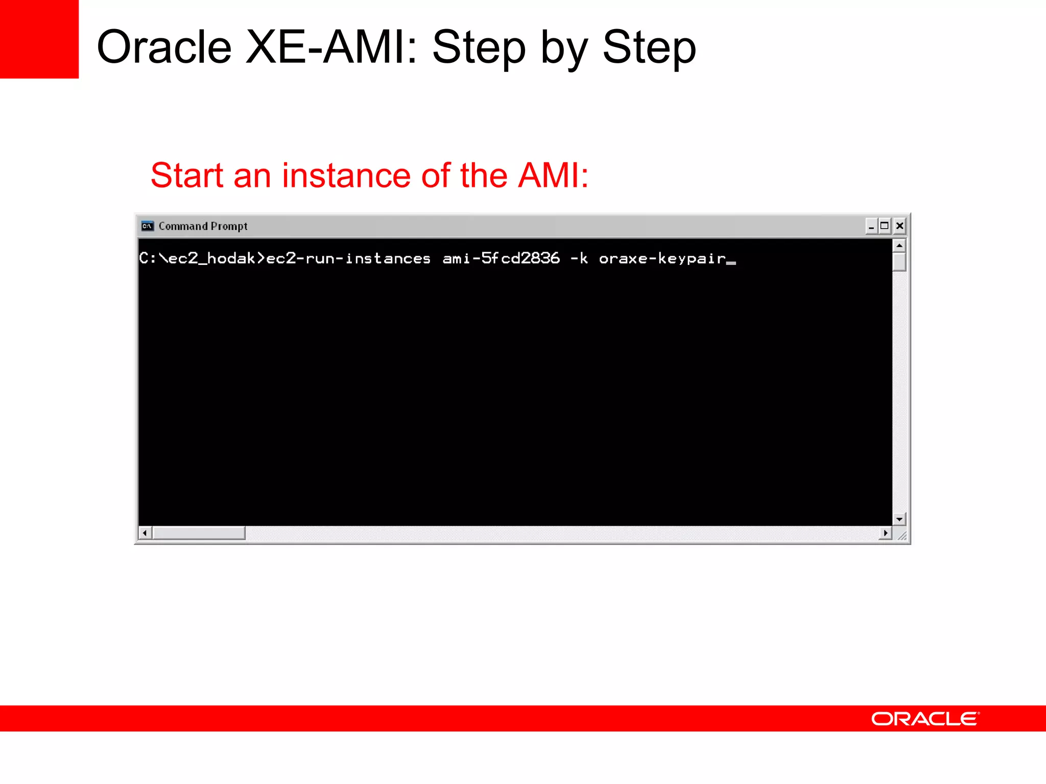 Using Oracle Database with Amazon Web Services