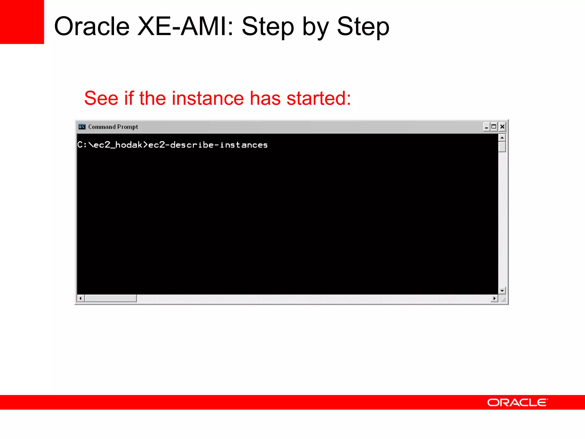 Using Oracle Database with Amazon Web Services