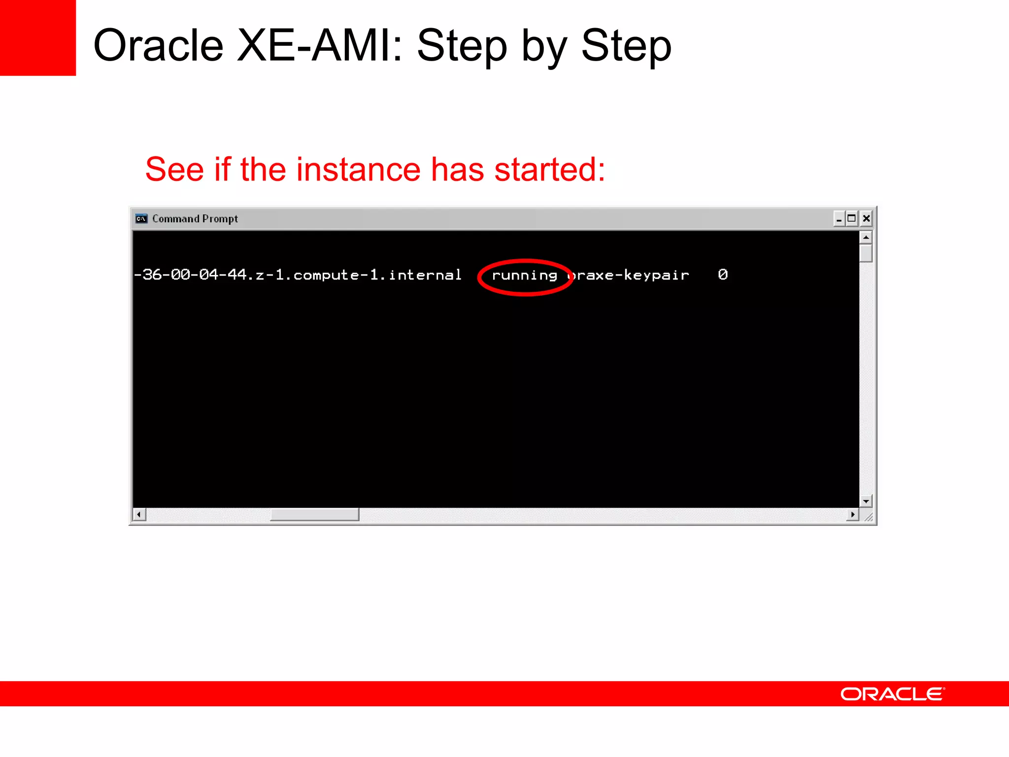 Using Oracle Database with Amazon Web Services
