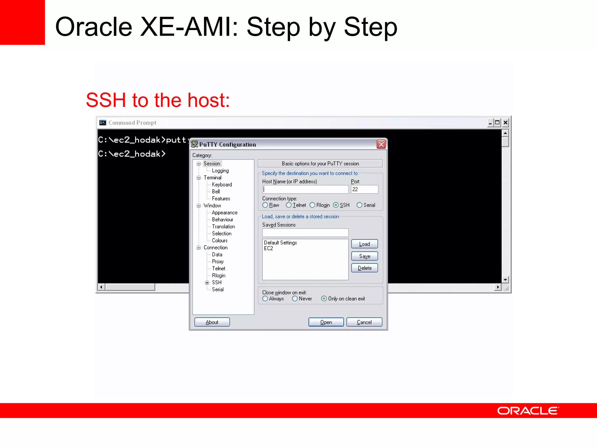 Using Oracle Database with Amazon Web Services