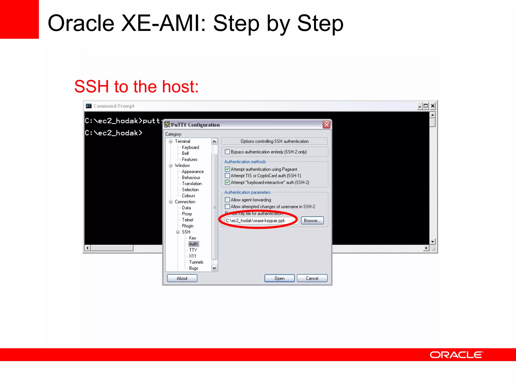 Using Oracle Database with Amazon Web Services