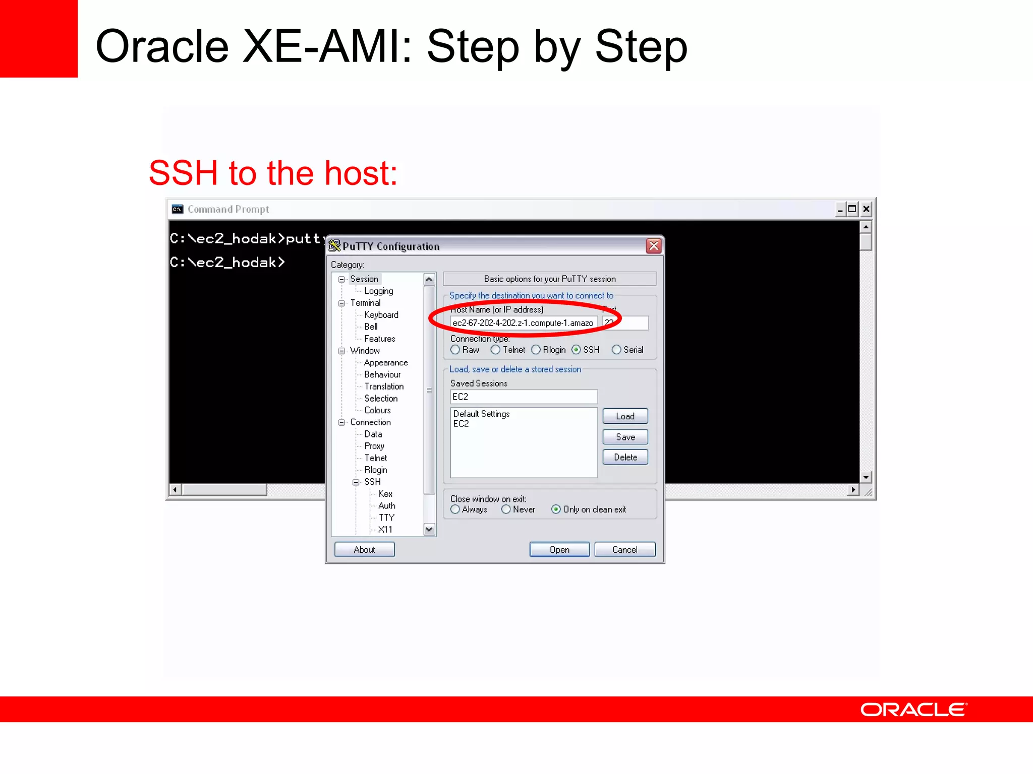 Using Oracle Database with Amazon Web Services