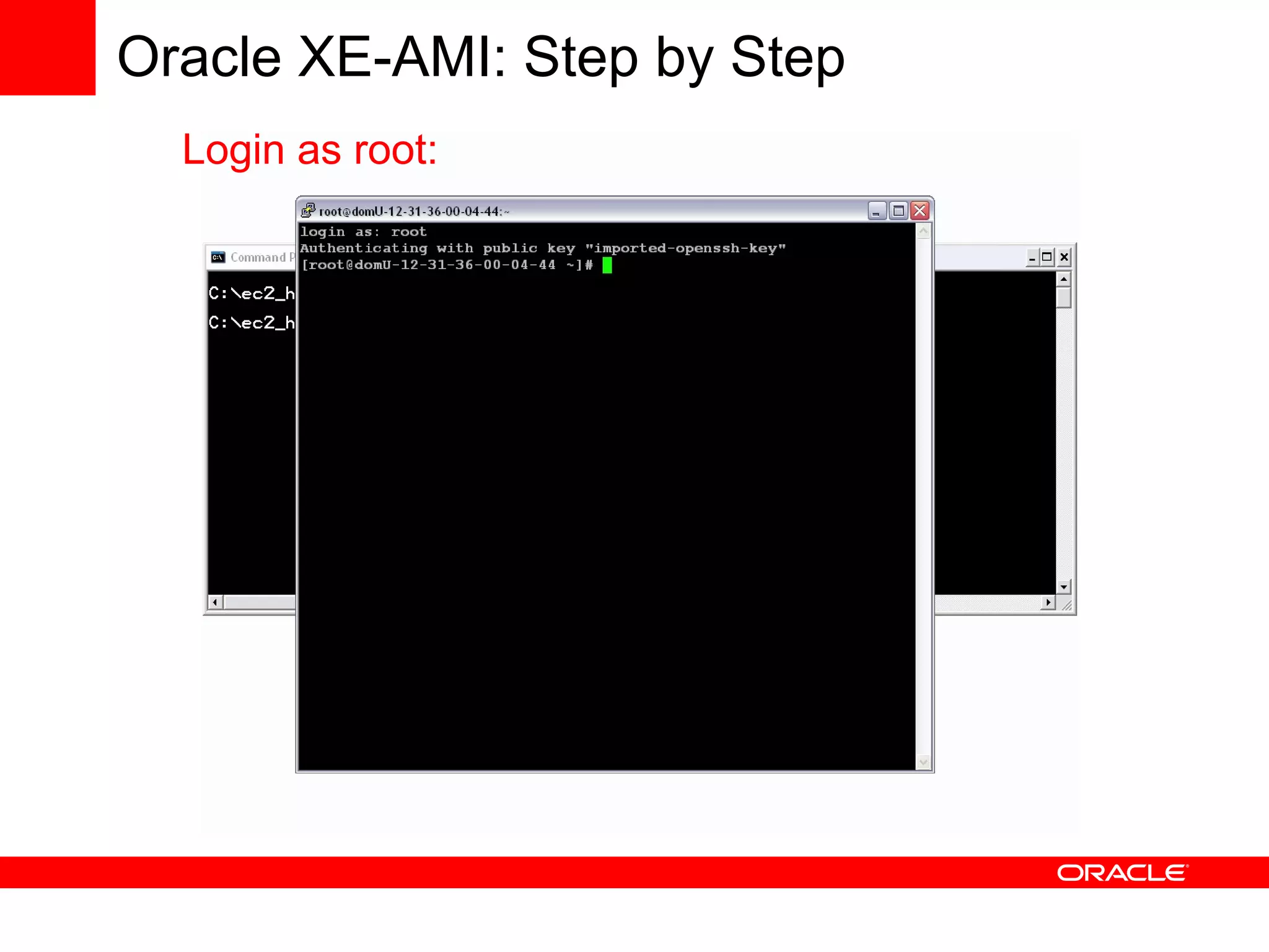 Using Oracle Database with Amazon Web Services