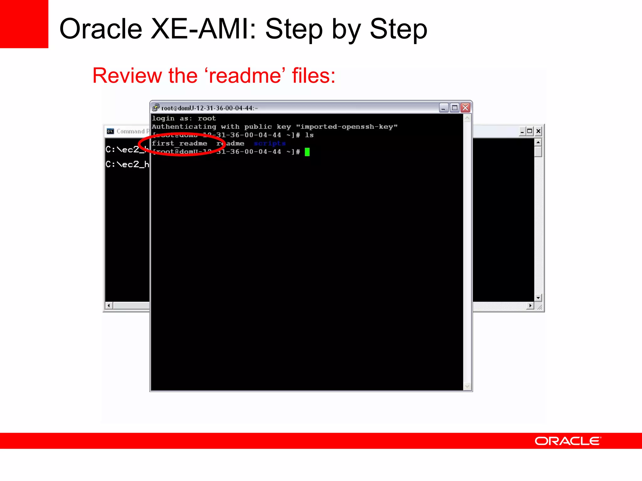 Using Oracle Database with Amazon Web Services