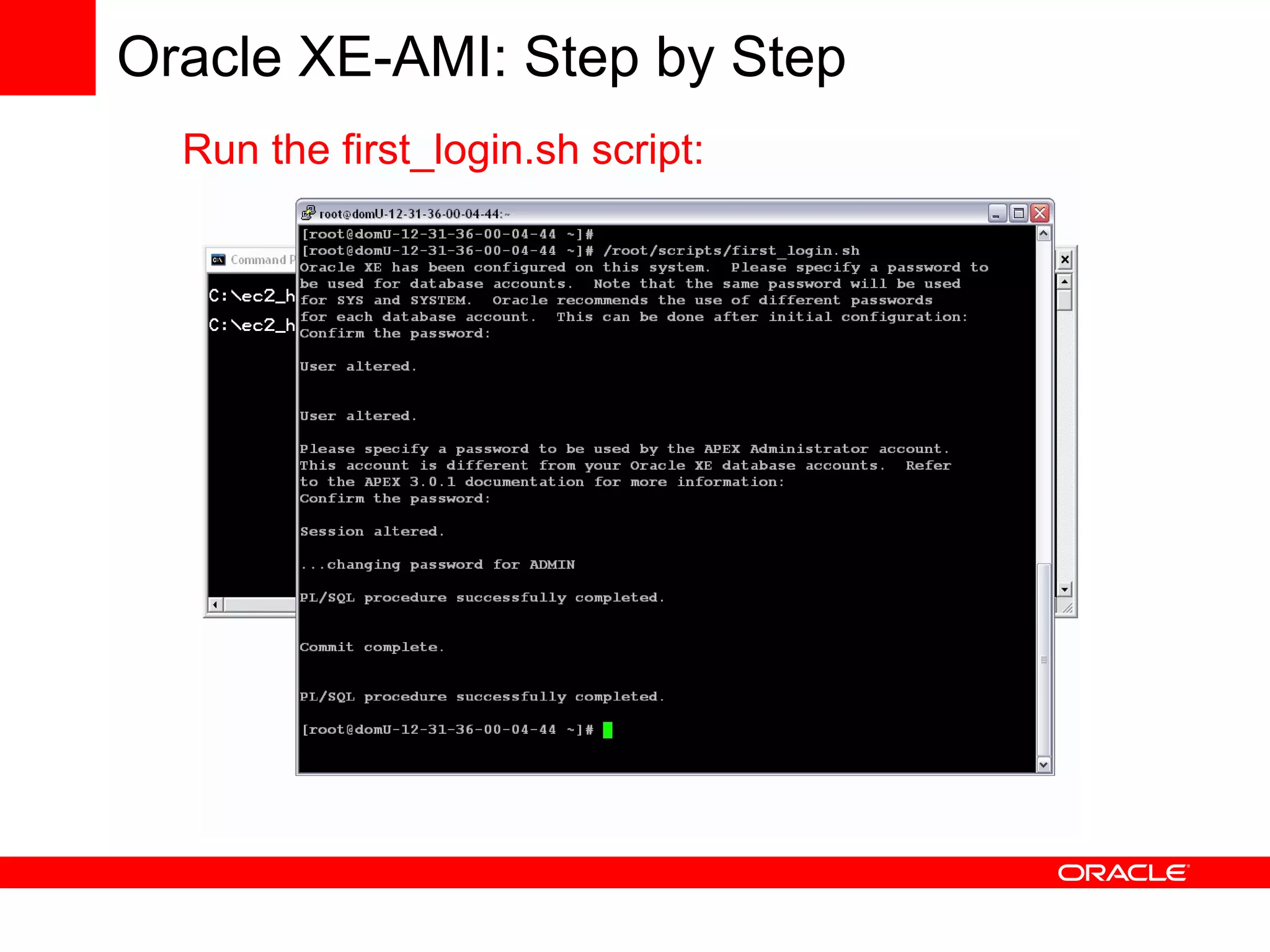 Using Oracle Database with Amazon Web Services