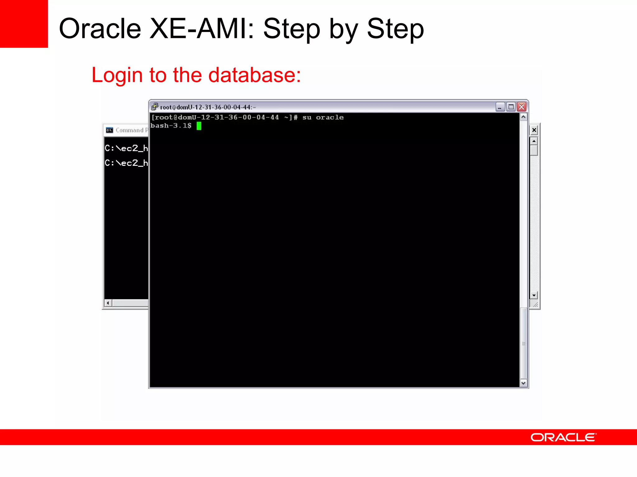Using Oracle Database with Amazon Web Services