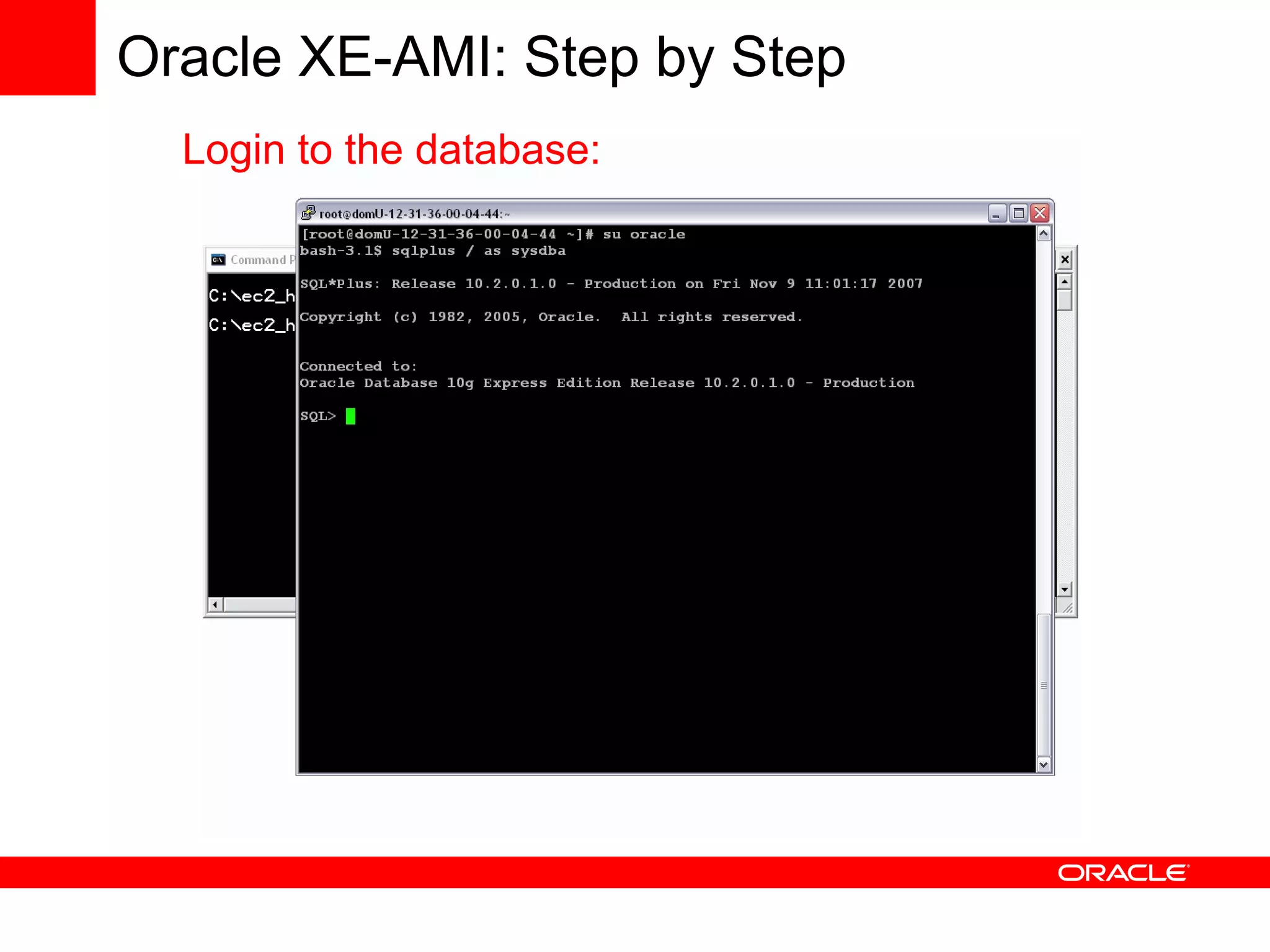 Using Oracle Database with Amazon Web Services
