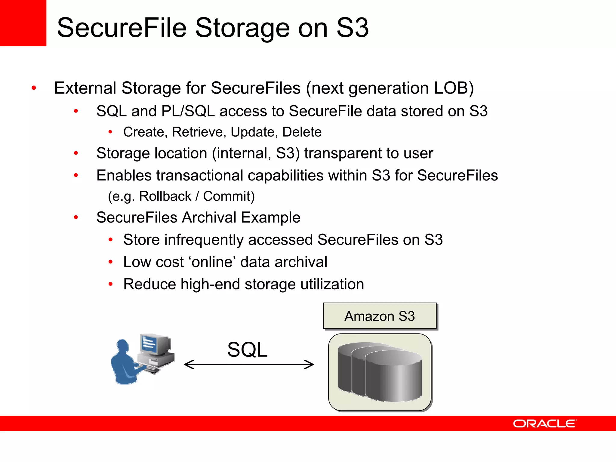 Using Oracle Database with Amazon Web Services