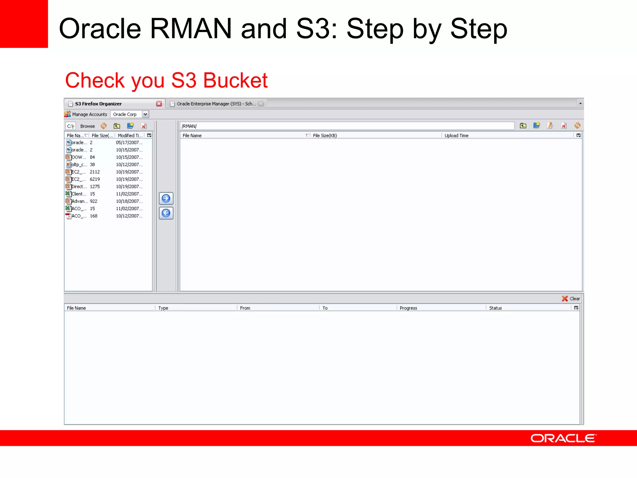 Using Oracle Database with Amazon Web Services