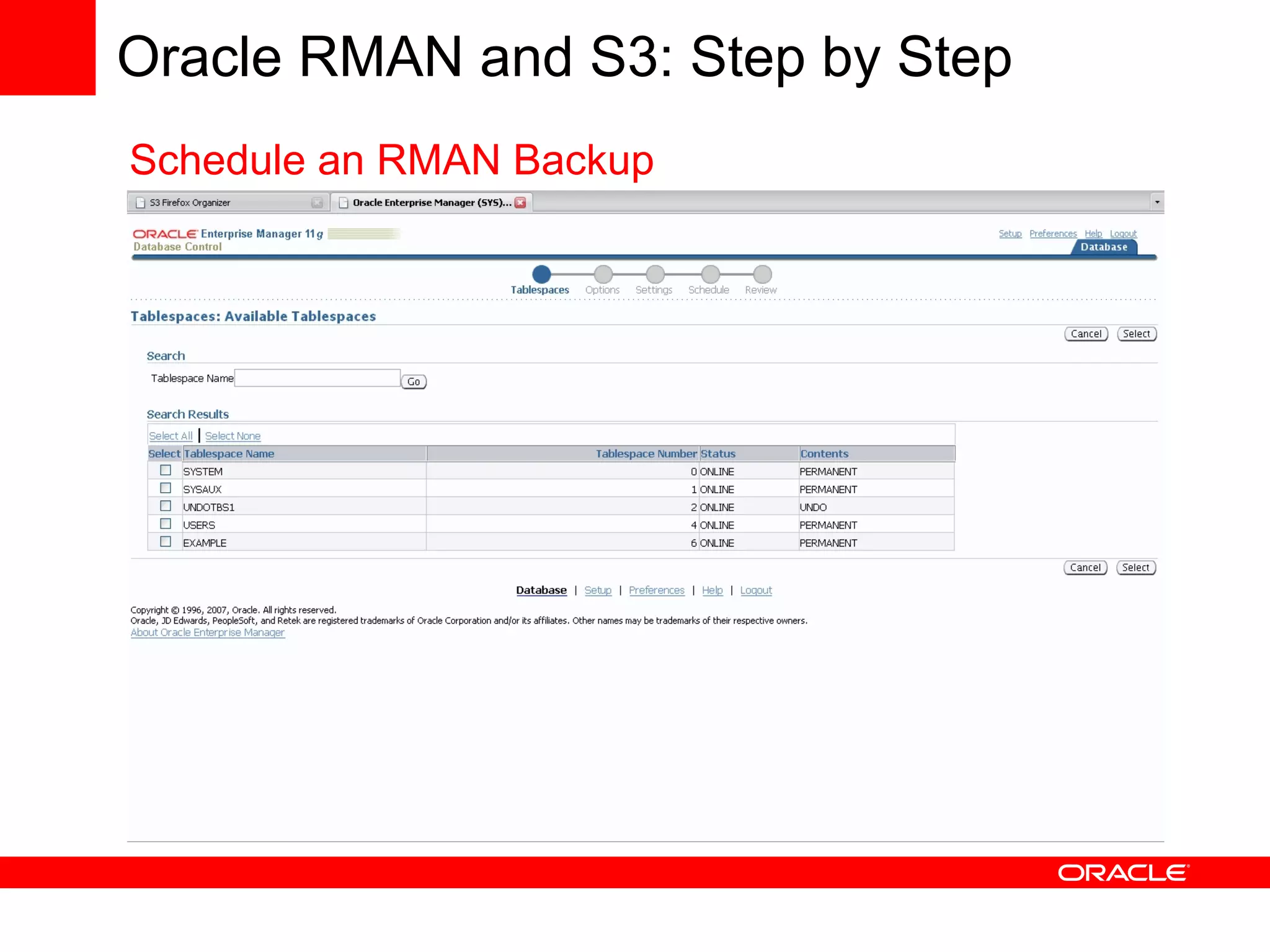 Using Oracle Database with Amazon Web Services