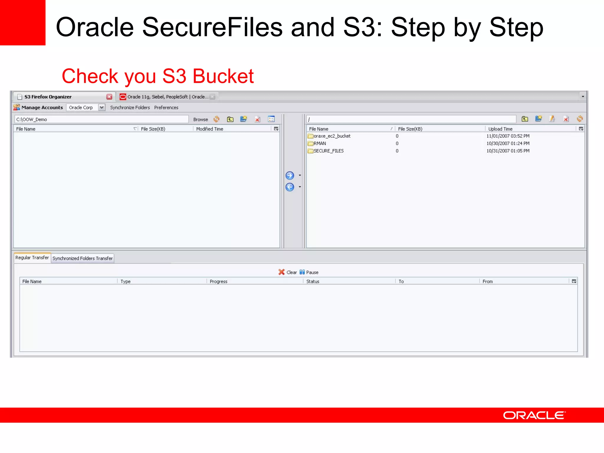 Using Oracle Database with Amazon Web Services