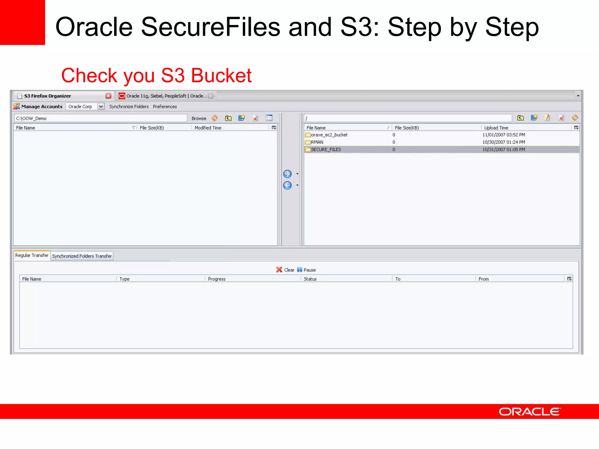 Using Oracle Database with Amazon Web Services