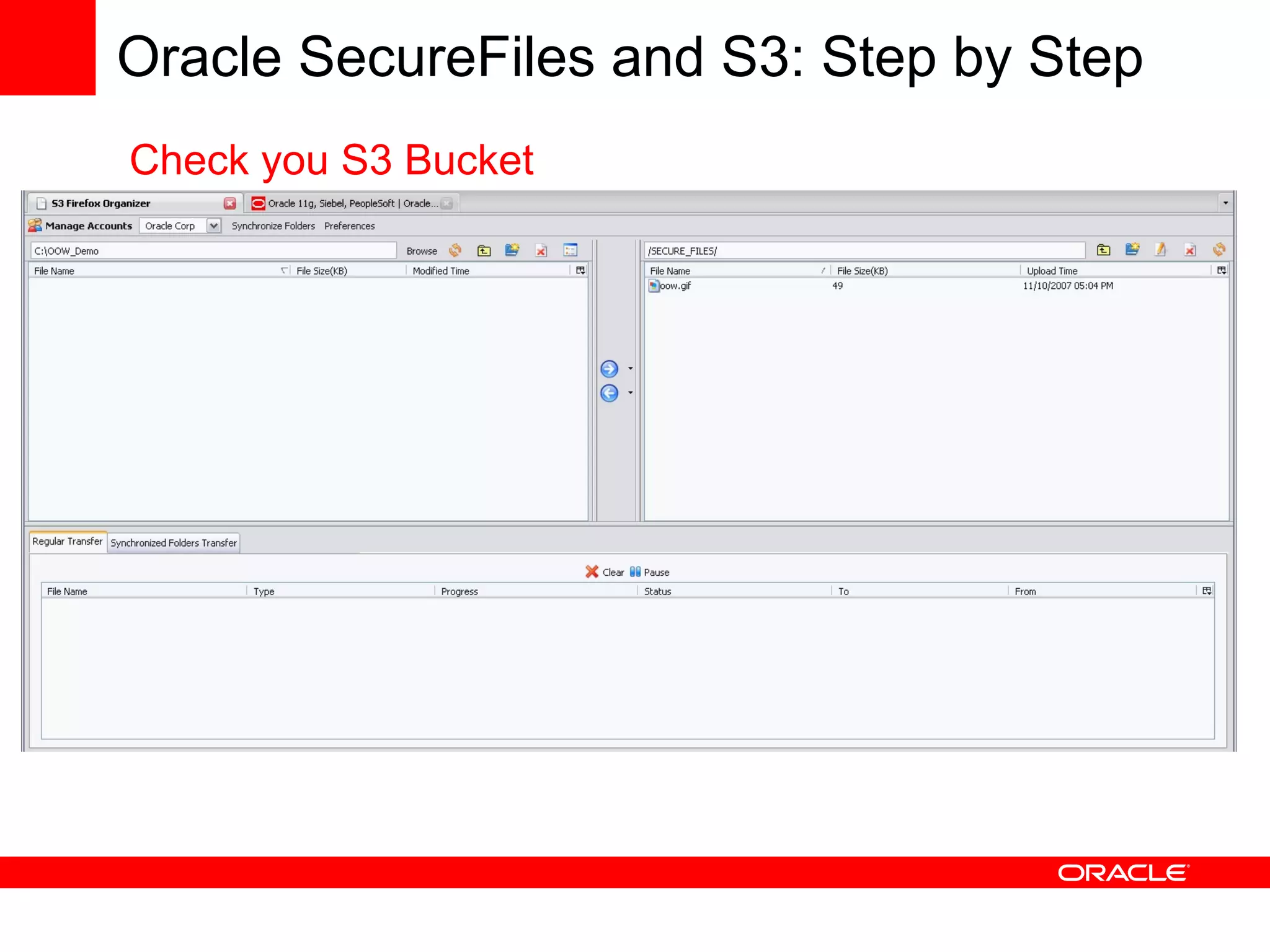 Using Oracle Database with Amazon Web Services