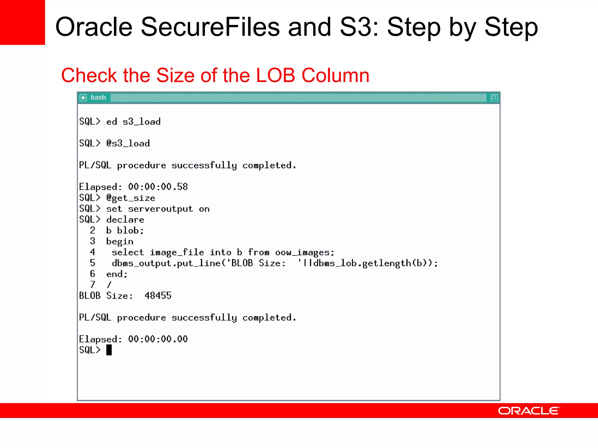 Using Oracle Database with Amazon Web Services