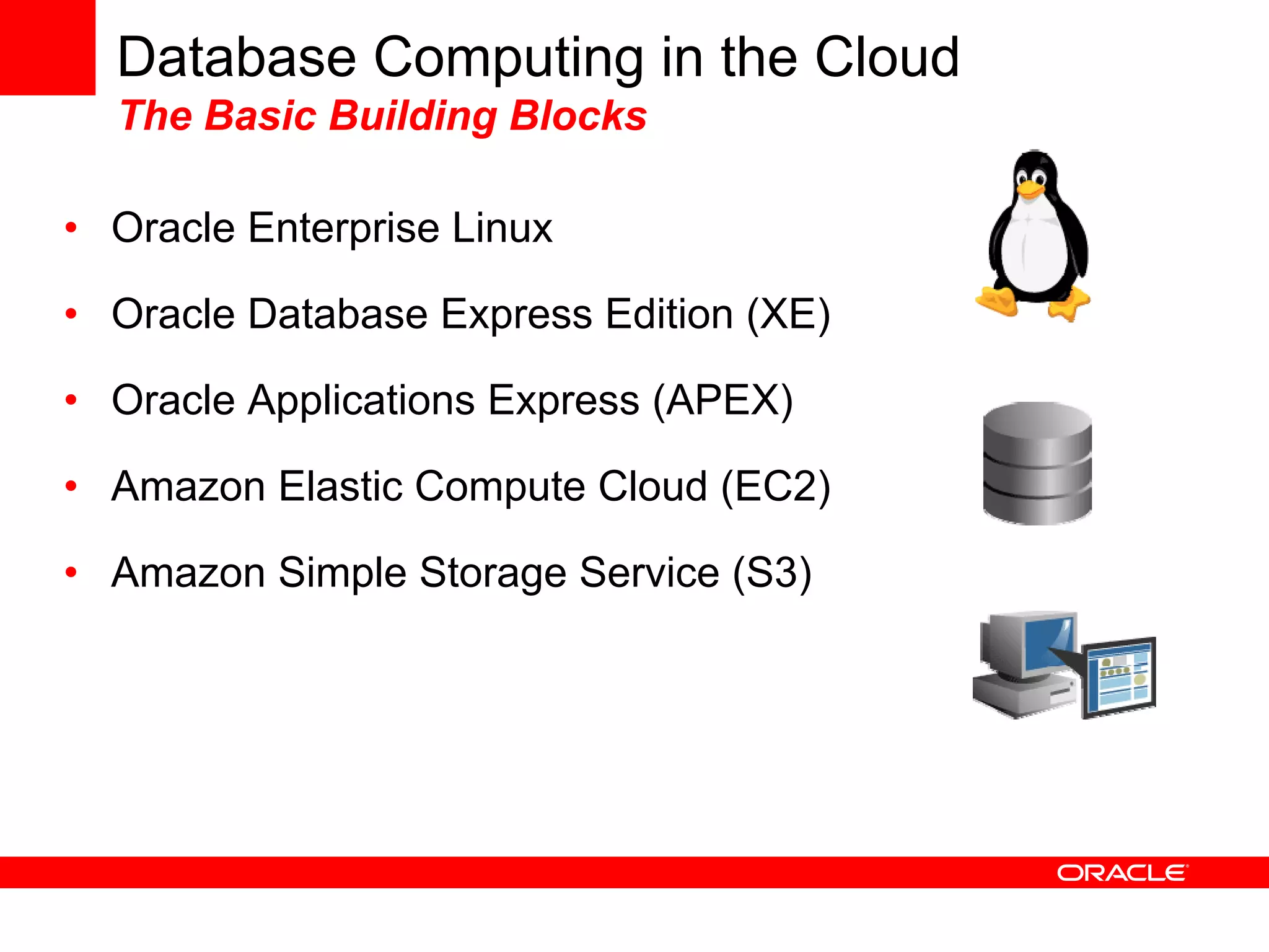 Using Oracle Database with Amazon Web Services