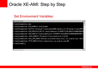 Using Oracle Database with Amazon Web Services