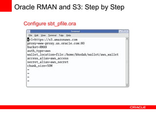 Using Oracle Database with Amazon Web Services