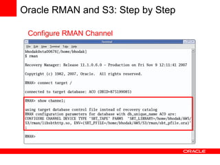 Using Oracle Database with Amazon Web Services