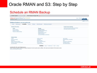 Using Oracle Database with Amazon Web Services