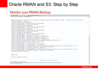 Using Oracle Database with Amazon Web Services