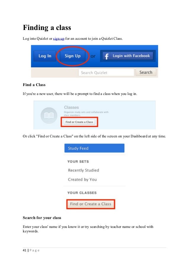 Using Quizlet Using Quizlet