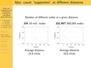 Using Rank Propagation for Spam Detection (WebKDD 2006)