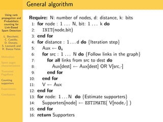Using Rank Propagation for Spam Detection (WebKDD 2006)