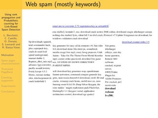 Using Rank Propagation for Spam Detection (WebKDD 2006)