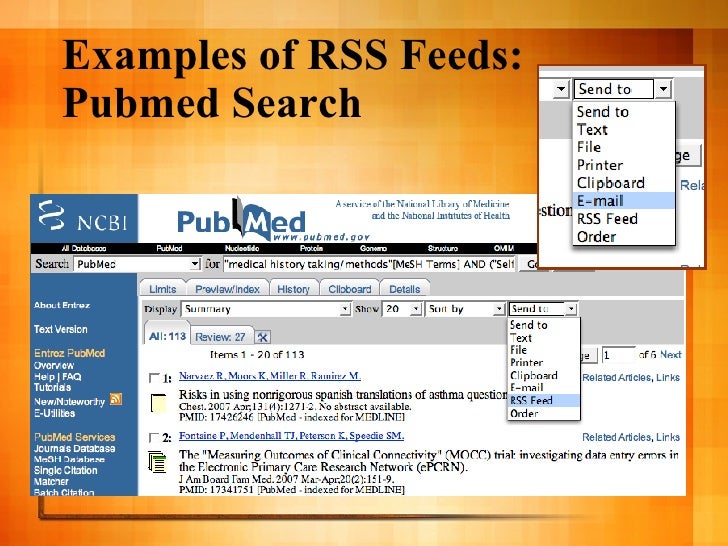 rss feed example rss feed example