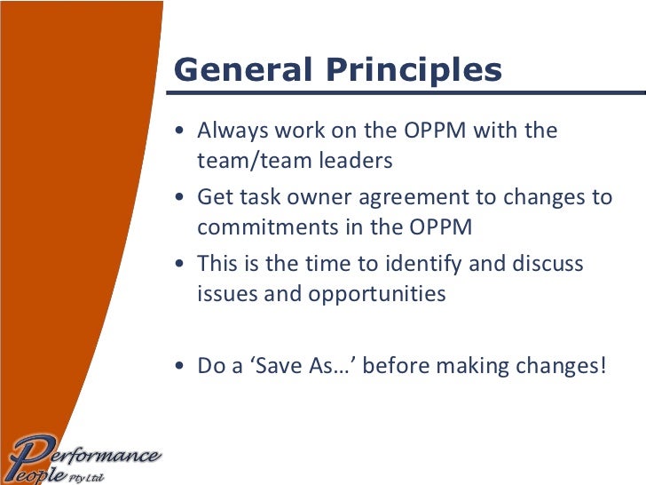 using the one page project manager onepage project manager