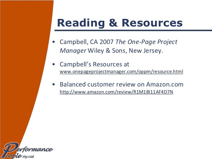 using the one page project manager one page project manager template