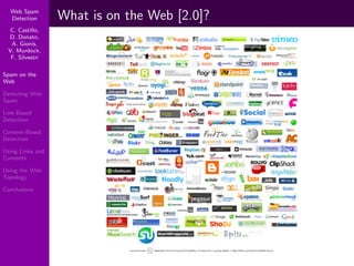 Using Topology to Identify Spam (SIGIR 2007)