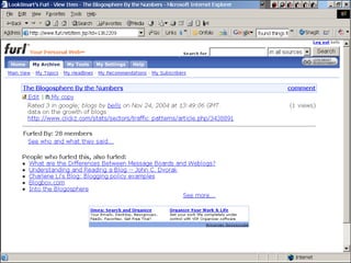 Using Web 2.0 For Keeping Yourself and Others “Kept Up”