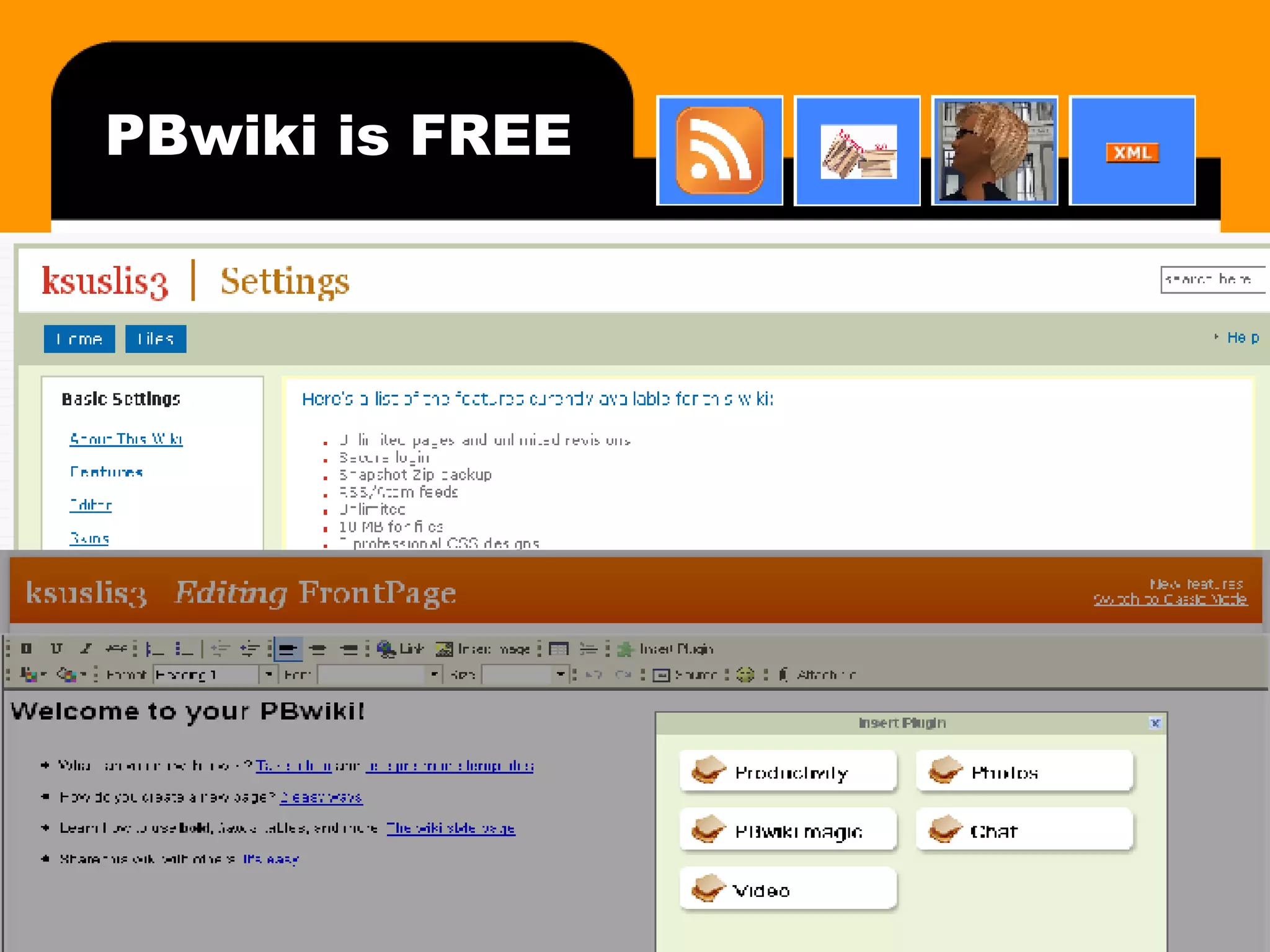 PBwiki is FREE 