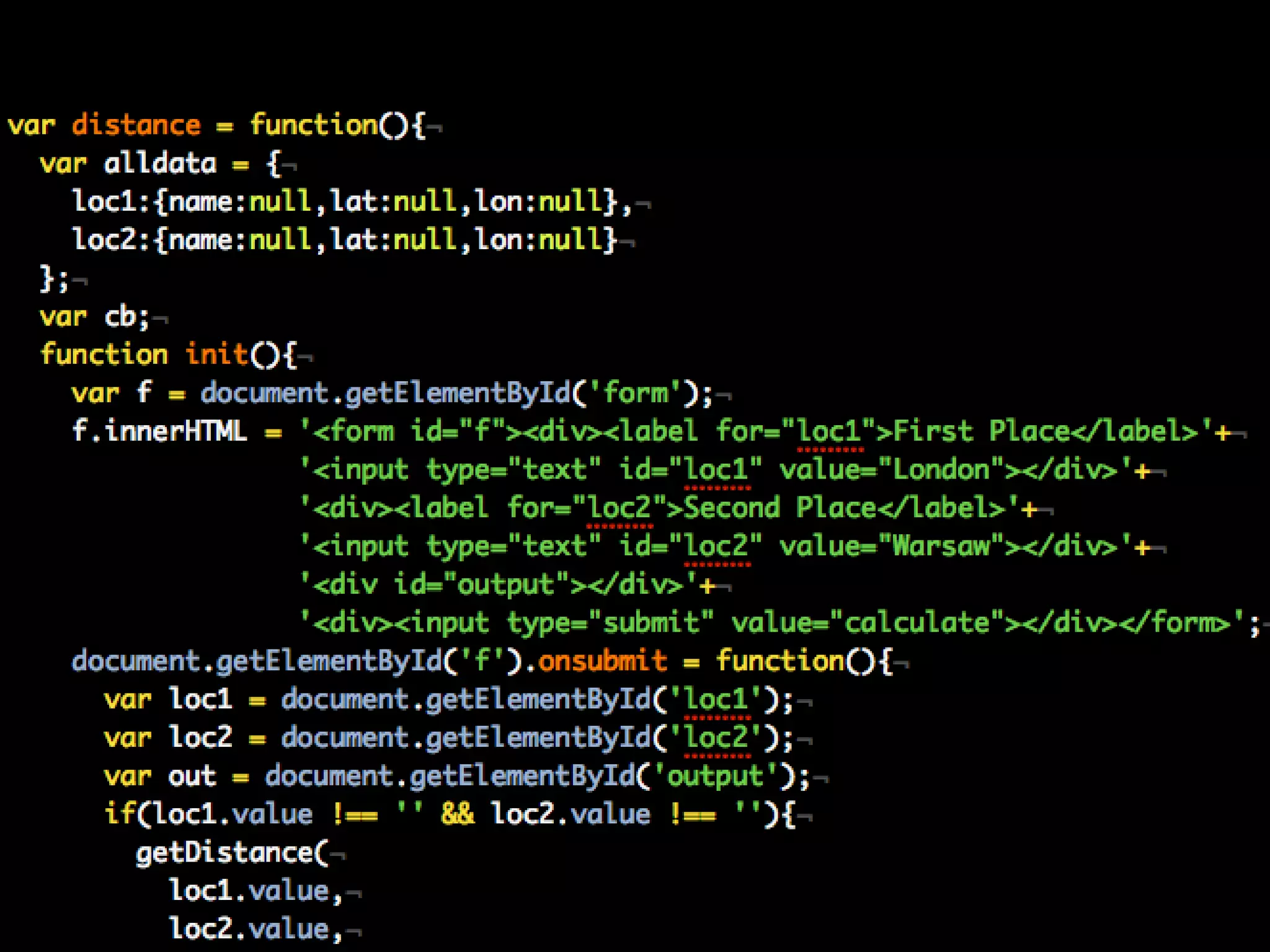 Putting it all
together...
 