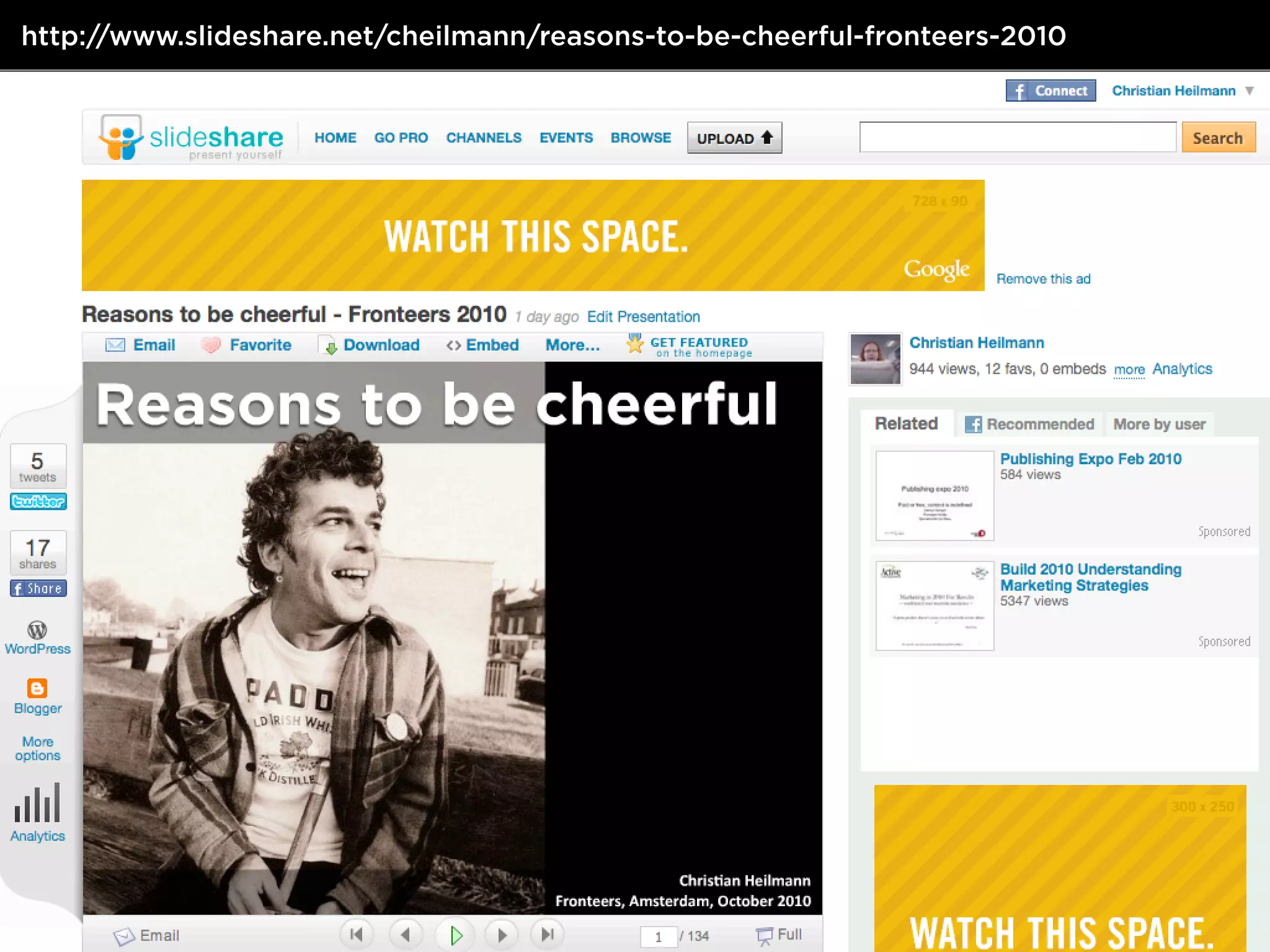 http://www.slideshare.net/cheilmann/reasons-to-be-cheerful-fronteers-2010
 